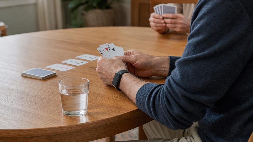 Estimating Calories While Sitting at a Card Table